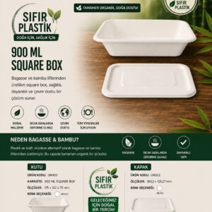900ML Square Box